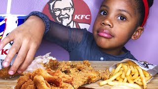 ASMR KFC CRUNCHY SOUNDS┃om nom nom crunch [upl. by Aivyls]