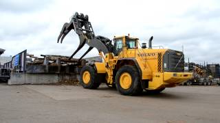 ABL timmergaffel 75m² på Volvo L350 [upl. by Artiek]