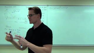 Calculus 1 Lecture 37 Optimization MaxMin Application Problems [upl. by Akena37]