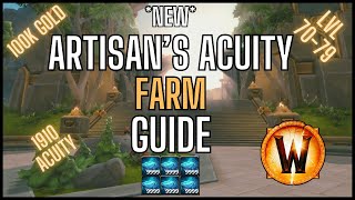 The NEW Artisans Acuity FARM Guide  1900 Acuity In One Day  WoW The War Within [upl. by Ydaj921]