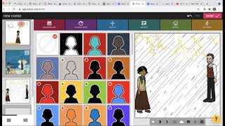 Pixton and Canva comic strip tutorial [upl. by Aifoz]