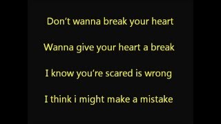 Give Your Heart a Break  Demi Lovato lyrics [upl. by Ahtikal]