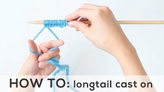 Longtail Cast On for Beginners [upl. by Salomie]