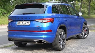 2022 Skoda Kodiaq RS 20 TSI 4x4 Facelift 245 PS TEST DRIVE [upl. by Hsekar753]