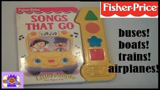 1999 FisherPrice Little People Sounds That Go Childrens Book [upl. by Adnesor841]