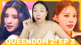 QUEENDOM EP 3 PERFORMANCES REACTION [upl. by Nwahsid324]