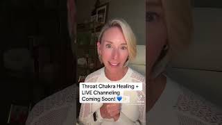 Throat Chakra Healing  LIVE Channeling Coming Soon 💙✨ [upl. by Myrlene]