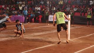 nms pune vs kavtepiran sangli semi final at thane vihang krida mandal ground 13012017 [upl. by Eimirej]