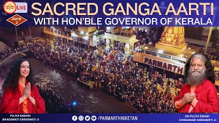 Sacred Ganga Aarti at Parmarth Niketan Rishikesh  2 June 2024 [upl. by Anawt498]