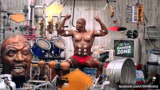 Terry Crews vs US Killbotics  Old Spice Muscle Music [upl. by Refynnej]