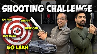 FATHER vs SON Gun Shooting Challenge for New Car 😍 Rs 5000000 for GUN Fight 😱 [upl. by Abla281]