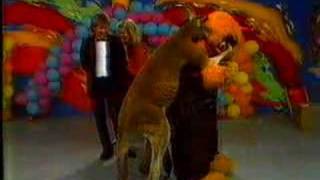 Marty Monster and Rags the kangaroo on The Early Bird Show [upl. by Allemrac]