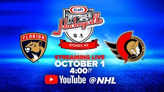 Watch Florida Panthers vs Ottawa Senators LIVE Oct 1  Kraft Hockeyville [upl. by Alih]