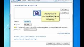 Curso de Windows 7 Configurar pantalla [upl. by Dani]