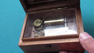 Part 3 Music Box Repair  How to remove the glass cover over the musical mechanism [upl. by Raual]