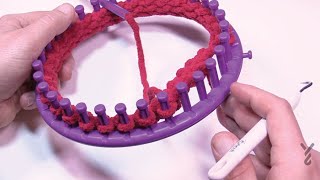 Beginners Loom Knitting Cast Off  Bind Off Method [upl. by Anhcar]