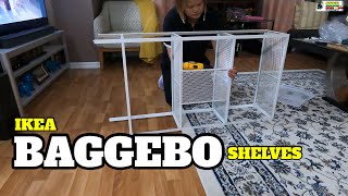 HOW TO ASSEMBLE BAGGEBO SHELVES IKEA  ADAEAGLE [upl. by Ocirnor]