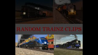 Trainz random clips part 16read description [upl. by Nosredna678]