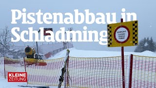 Wie der Eiskanal wieder zur Skipiste wird [upl. by Ysor]