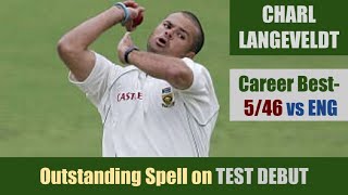 CHARL LANGEVELDT  Career Best  546  Cape Town  TEST DEBUT  ENGLAND tour of SOUTH AFRICA 2005 [upl. by Gideon]