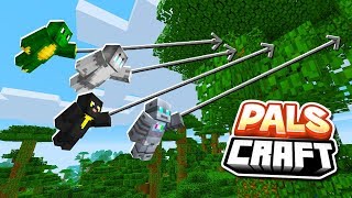 CAPTURE THE FLAG Grappling Hook amp Pals Mod CHALLENGE  PalsCraft 20 [upl. by Nelag]