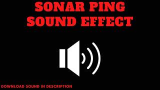 Sonar Ping  Sound Effect [upl. by Hannej]