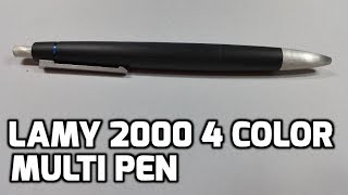 Lamy 2000 4 Color Ballpoint Multi Pen Unboxing and Review [upl. by Attelrahs512]