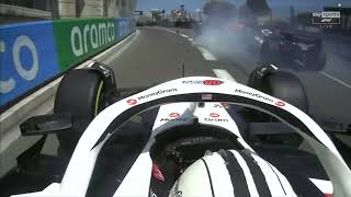 F1 Monaco 2024 Perez Crash [upl. by Oilejor]