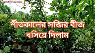 শীতকালীন কিছু বীজ আজ বসিয়ে দিলাম AMARCHOTTOCHADBAGAN [upl. by Koch]