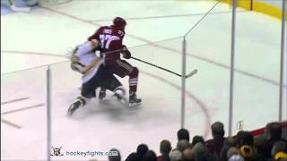 Adam McQuaid vs Raffi Torres Dec 28 2011 [upl. by Orpheus]