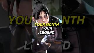 Your Month Your Apex Legend  apexlegends apex gaming [upl. by Nagaet660]