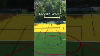 Knoxville Catholic multi use field and softball infield turf softball soccer lacrosse football [upl. by Haugen432]