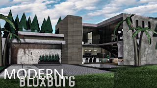 BLOXBURG Modern Luxury House  House Build  Roblox [upl. by Udall78]