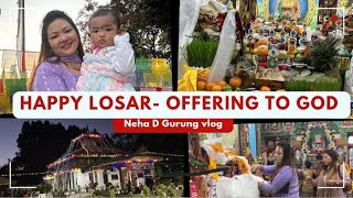 Losar celebration❤️ Buddhist new year 2024🪷 Neha D Gurung Vlog [upl. by Ornstead]