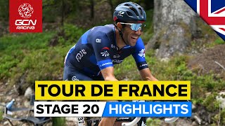 Final Chance For Some In Last Mountain Test  Tour De France 2023 Highlights  Stage 20 [upl. by Ecnirp]