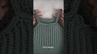 How to Crochet a Modern Tank Top in 3 Easy Steps [upl. by Ayikaz]