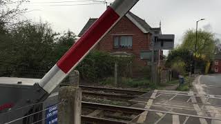 Leominster Level Crossing Herefordshire 23032019 [upl. by Notlit392]