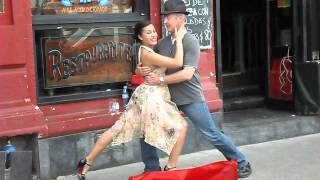 Argentina  Bailando tango en Caminito [upl. by Lippold986]