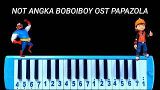 Not Pianika Ost Papazola Boboiboy [upl. by Oizirbaf]