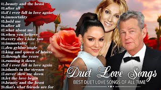 Best Duet Love Songs Male And Female Ever  David Foster James Ingram Peabo Bryson Kenny Rogers [upl. by Anerbes588]