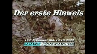 Der erste Hinweis Krimihsp 182 CASARIOUSPremiere R Schündler P Dahlke S Lowitz M Ande [upl. by Graubert93]