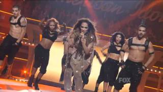 Jennifer Lopez Ft Pitbull  Live On The Floor American Idol HD [upl. by Mokas830]