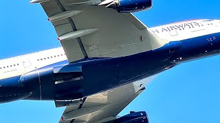 20 MINUTES OF LONDON HEATHROW AIRPORT DEPARTURES  RW09R  Myrtle Avenue  January 21st 2023  4K [upl. by Ettennat]