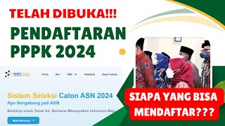 TELAH DIBUKA PENDAFTARAN PPPK 2024 [upl. by Jegger]