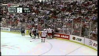 Avalanche  Red Wings Game 7 2002 2nd Period Highlights [upl. by Dirraj]