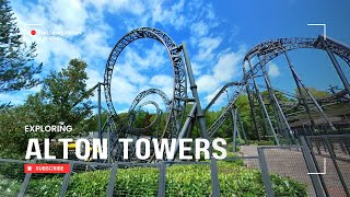 Join me on an epic adventure at Alton Towers captured in stunning 360° with my Insta360 X2 [upl. by Attevaj]