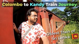 Colombo to Kandy SCENIC Train Journey  Intercity Express 2nd Class  Kandy Tour and Hostel [upl. by Lehar]