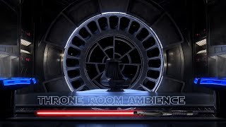 Emperor Palpatines Throne Room  Death Star  Star Wars Ambience [upl. by Ester]