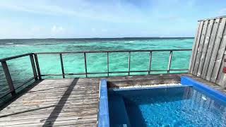 Horizon Water Villa with Pool Room Tour  Sun Siyam Iru Fushi [upl. by Lawrenson844]