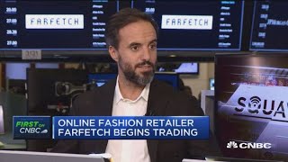 Farfetch CEO on IPO and luxury online marketplace [upl. by Vergil]